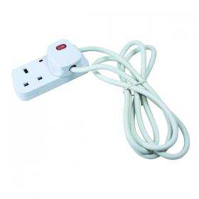 CED 2-Way Extension Lead White CEDTS2213M HID43025