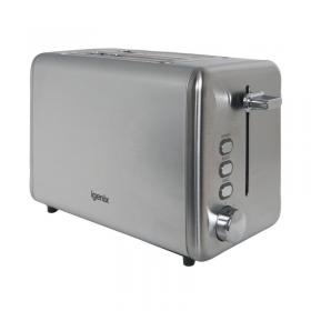 Igenix 2 Slice Steel Toaster FCL103H HID52925