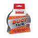 The image shows a roll of Henkel Industrial Tapes Unibond Duct Tape, measuring 50mmx25m. The tape is silver in color. Its packaging is prominently labeled with the brand name and product name. The tape itself has a strong and durable appearance, suitable for various industrial uses.