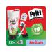 Pritt Stick Glue Stick 22g (Pack of 3) 1483484 HK05317