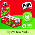 Pritt Stick Glue Stick 11g (Pack of 25) 1478529 HK1033