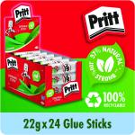 Pritt Stick Glue Stick 22g (Pack of 24) HK1034