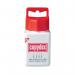 This photograph shows a 125ml bottle of Copydex adhesive from Henkel Glues & Adhesives. The bottle is labeled with the brand name and product information. The adhesive itself is a white color and has a thick, sticky consistency. The bottle is placed on a white background, making the product stand out.
