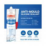 UniBond Healthy Kitchen and Bathroom Sealant Tube Anti Mould White 274g 2707173 HK43729