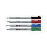 Ikon OHP Pen Non-Permanent Fine Point Assorted (4 Pack) 7421WLT4 HK73068