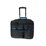 Monolith 15.6 Inch Blueline Wheeled Laptop Case Black/Blue 3317 HM03453