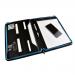 Monolith Blueline Zipped Conference Folder A4 Black 3351 HM03696