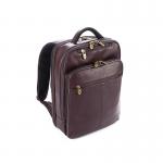 Falcon Laptop Backpack Full Grain Luxury Leather Brown FI6706 HM06706