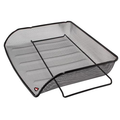 Alba Mesh Side-Loading Letter Tray Black | HM10111 | Letter Trays