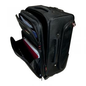 Monolith Wheeled Overnight Laptop Case w/Removable Case Black 1329 HM13290