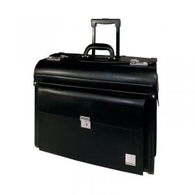 Monolith Leather Look Rolling Pilot Case PVC Black 2179 HM21790