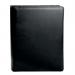 Monolith Leather Look Zipped Ring Binder with A4 Pad A4 Black 2827 HM28270