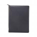 Monolith Leather Look Conference Folder with A4 Pad and Calculator Black 2914 HM29140