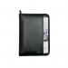 Monolith Leather Look Zipped Ring Binder A4 Black 2926 HM29260