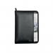 Monolith Leather Look Zipped Ring Binder A4 Black 2926 HM29260