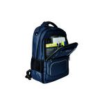 Monolith 15.6 Inch Business Commuter Laptop Backpack USB/Headphone Port Navy Blue 9115B HM34536