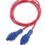 Honeywell Airsoft Corded Earplugs in Flip Top Box (Pack of 50) Blue HNW00031