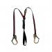 Honeywell Arc Flash Twin Rebar Hook Lanyard BlackRed HWFPLARCMTEU HNW06522