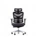 Hood Seating - D0R5 - All black Diamond Mesh - Executive Headrest S-D0R5/HR-XK (W11+W11)