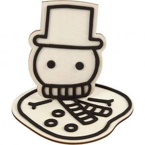 Image of Melted Snowman Decoration Figure