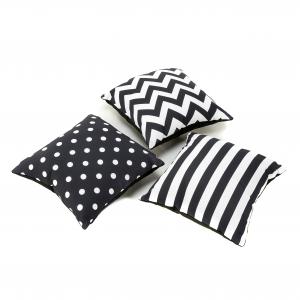 Click to view product details and reviews for Black And White Cushions Pack Of 3.