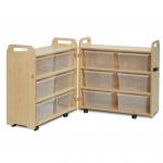 Millhouse Pack-away Storage  Clear Tubs