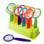 Handy Magnifiers in stand - set of 12 -