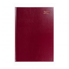 A5 Week to View Calendar Diary Red 23
