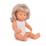 Baby Doll Caucasian Blonde  Girl with Do