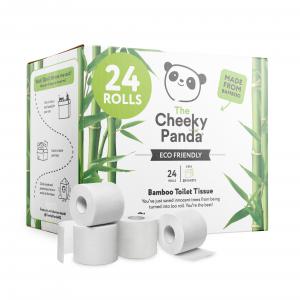 Image of Cheeky Panda Toilet Tissue - 24 Rolls