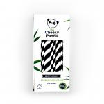 Cheeky Panda Paper Straws - Black Stripe