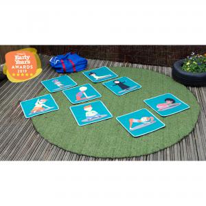 Image of Square Yoga Placement Mats