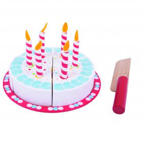 Wooden Birthday Cake