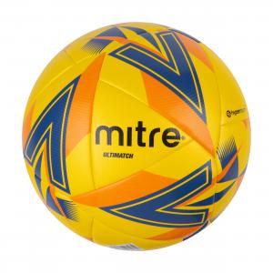 Image of Mitre Ultimatch Football - Yellow - 4