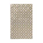 Recycled Cotton Geo Rug - Ochre - Large