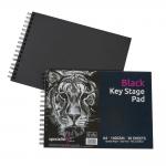 Specialist Crafts Black Key Stage Pad A4
