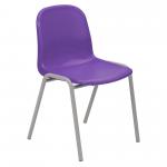 Harm Stckble Classroom Chairs Pur 12-14Y