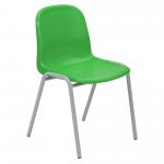 Harm Stckble Classroom Chairs Grn 8-10Y