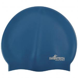 Image of Swimtech Silicone Swim Cap - Blue