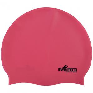 Image of Swimtech Silicone Swim Cap - Pink