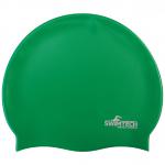 Swimtech Silicone Swim Cap - Green