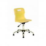 Titan Senior Swivel Chair Glides Yellow