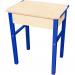RetroMod Student Desk Blue Leg Mpl 14Y