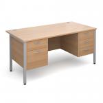 Straight Desk 2x3 Drawer Pedestal Bch