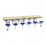 Sec 12 Seat Dining Table BluSeat MplTop