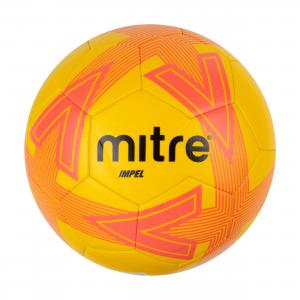 Image of Mitre Impel Football - YellowOrange - Pa
