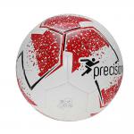Precision Fusion Football 3 Wyt Red Blk