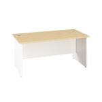 Panel Plus Rectangular Desk Maple 1600