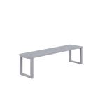 Meeting Room Bench Seat - Silver - 1800m