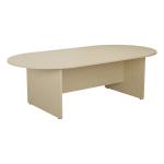 D-End Meeting Table - Maple - 2400